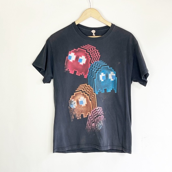 PacMan Tee T-shirt Pro Weight Size Medium Vintage
